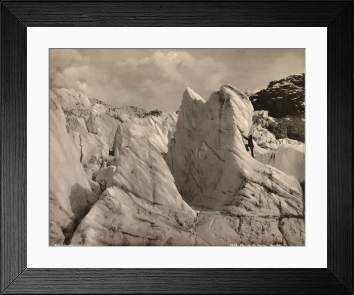 Framed Print : Gorner Glacier, Seracs - Switzerland - Mountaineer Framed Print : Gorner Glacier, Seracs - Switzerland - Mountaineer