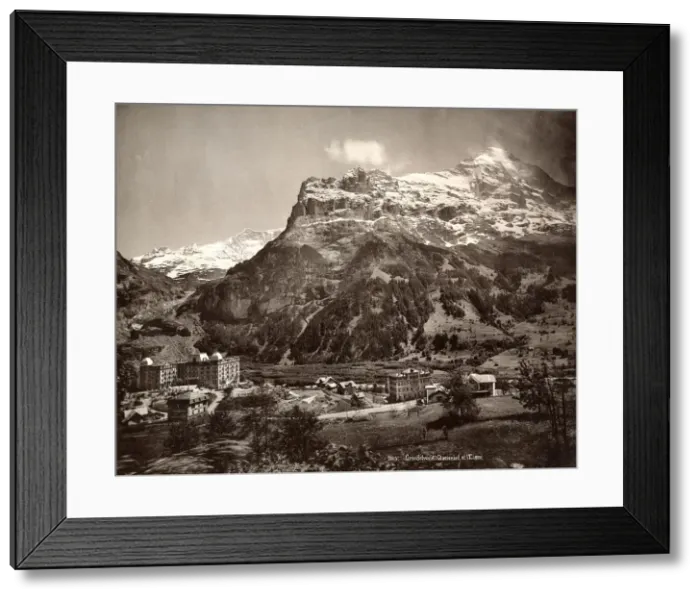 Framed Print : Grindelwald Glacier and the Eiger - Swiss Alps Framed Print : Grindelwald Glacier and the Eiger - Swiss Alps