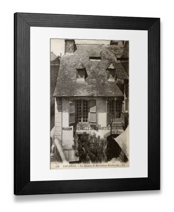 Framed Print : Lourdes, France - Bernadette Soubirous house Framed Print : Lourdes, France - Bernadette Soubirous house