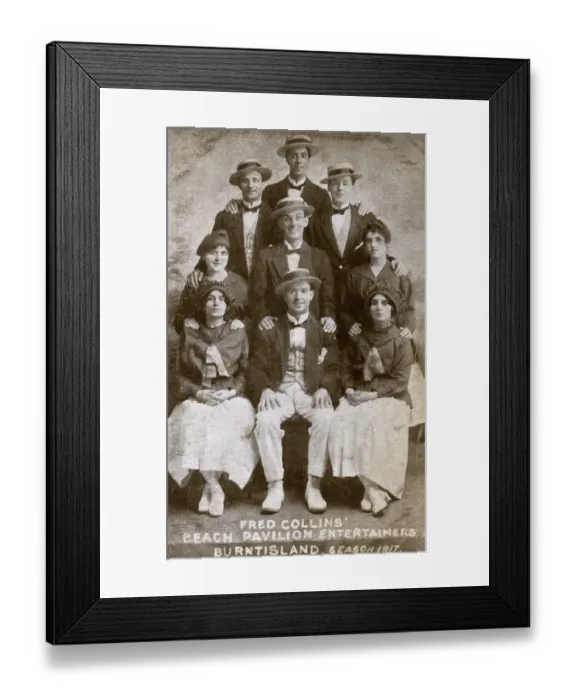 Framed Print : Fred Collins Beach Pavilion Entertainers - Burntisland Framed Print : Fred Collins Beach Pavilion Entertainers - Burntisland