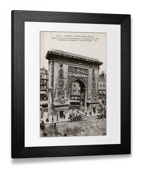 Framed Print : Paris, France - Porte Saint-Denis Framed Print : Paris, France - Porte Saint-Denis