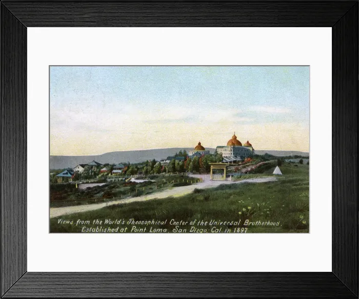 Framed Print : Worlds Theosophical Center of the Universal Brotherhood Framed Print : Worlds Theosophical Center of the Universal Brotherhood