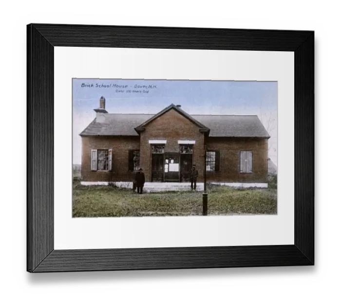 Framed Print : Brick School House, Dover, New Hampshire, USA Framed Print : Brick School House, Dover, New Hampshire, USA