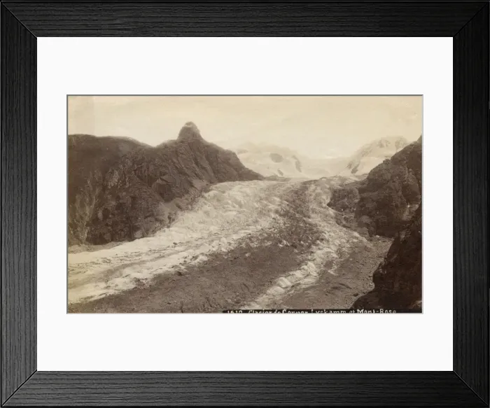 Framed Print : Gorner Glacier, Mont-Rose - Switzerland - Mountaineer Framed Print : Gorner Glacier, Mont-Rose - Switzerland - Mountaineer