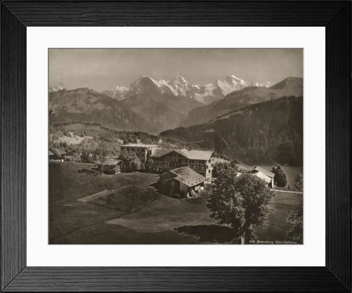 Framed Print : Beatenberg, Switzerland - Hotel Bellevue