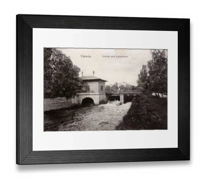 Framed Print : Sweden - Vasteras - The Turbine House on the Svartan Framed Print : Sweden - Vasteras - The Turbine House on the Svartan