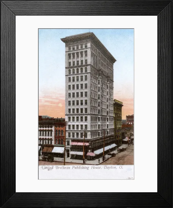 Framed Print : United Brethren Publishing House, Dayton, Ohio, USA Framed Print : United Brethren Publishing House, Dayton, Ohio, USA