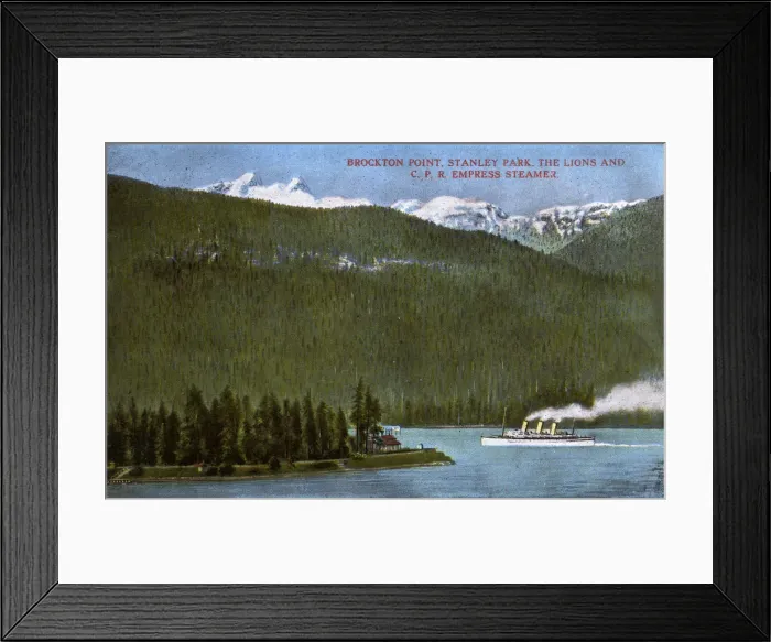 Framed Print : Vancouver, Canada - Brockton Point, Stanley Park Framed Print : Vancouver, Canada - Brockton Point, Stanley Park