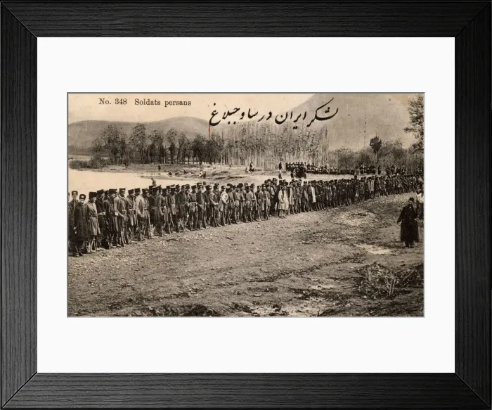 Framed Print : Persian Soldiers - Iran Framed Print : Persian Soldiers - Iran