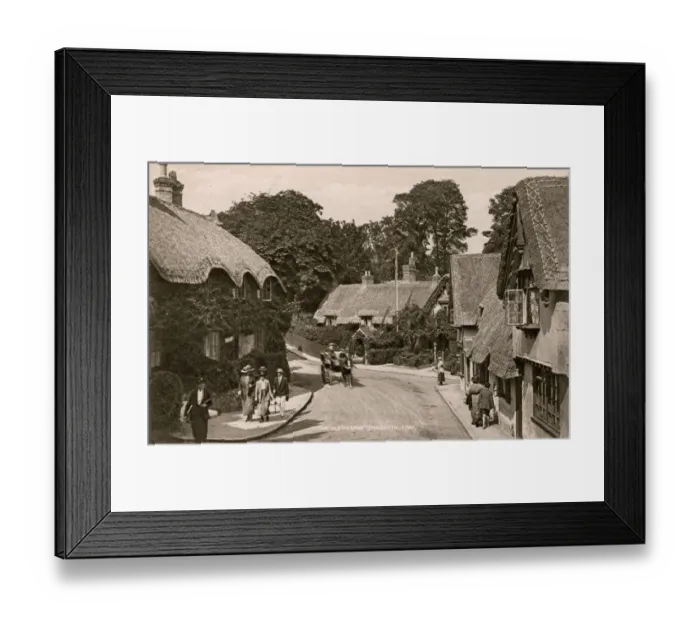 Framed Print : The Old Village, Shanklin, Isle of Wight, Hampshire, England Framed Print : The Old Village, Shanklin, Isle of Wight, Hampshire, England