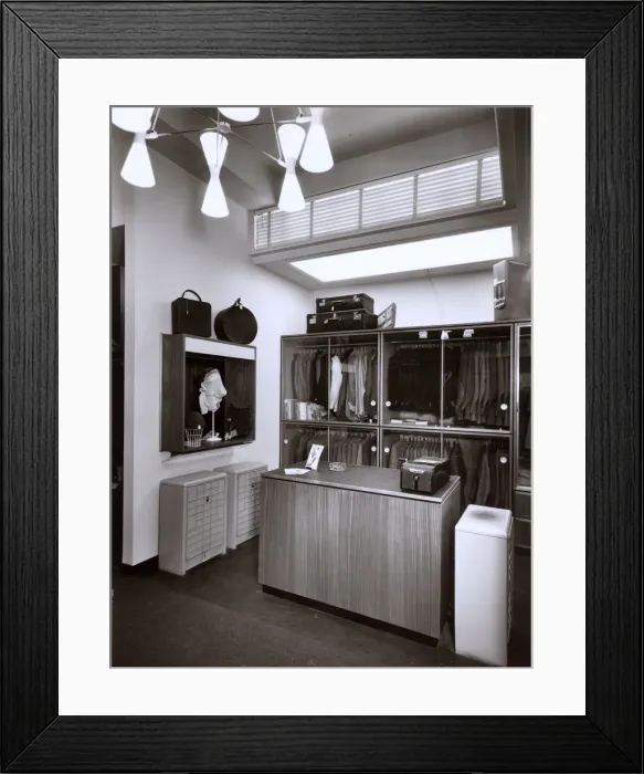 Framed Print : Interior of a London West End Boutique Framed Print : Interior of a London West End Boutique