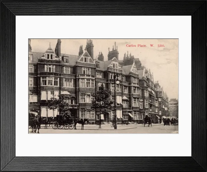 Framed Print : Carlos Place, Mayfair, London Framed Print : Carlos Place, Mayfair, London