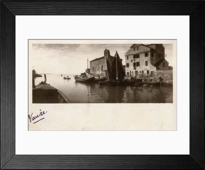 Framed Print : Venice, Italy - View out into the lagoon
