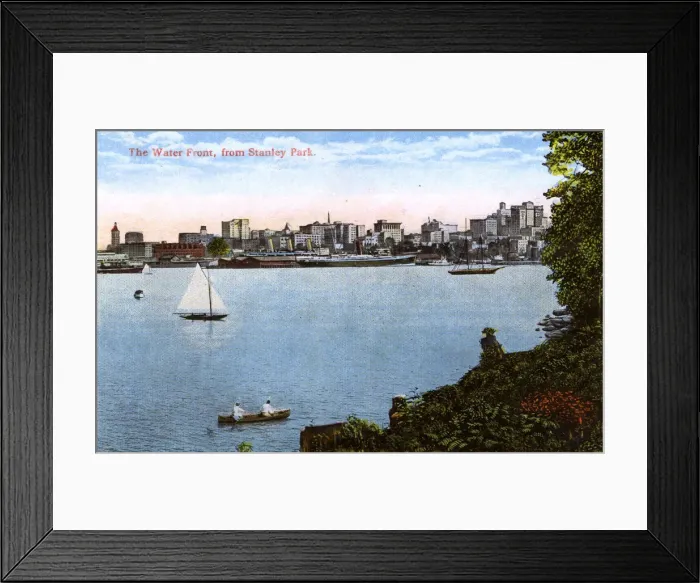 Framed Print : Vancouver, Canada - Stanley Park - Waterfront Framed Print : Vancouver, Canada - Stanley Park - Waterfront