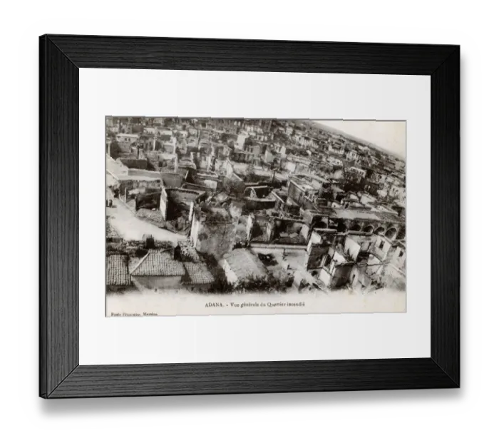 Framed Print : Adana, Turkey - following the Armenian Massacre of 1909 Framed Print : Adana, Turkey - following the Armenian Massacre of 1909