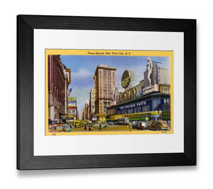 Framed Print : Times Square, New York City, NY, USA Framed Print : Times Square, New York City, NY, USA