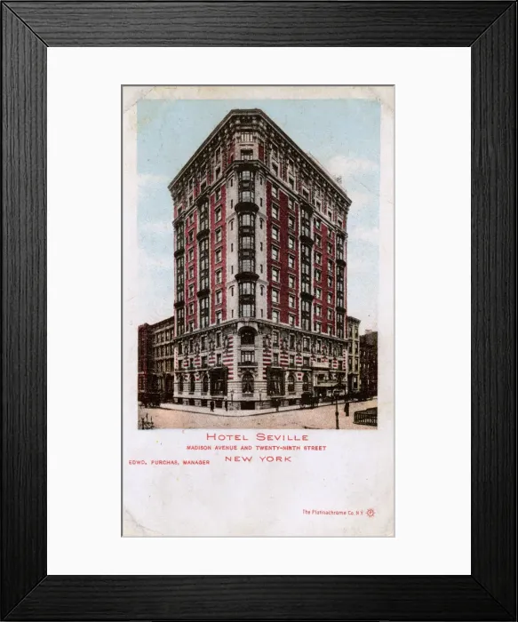 Framed Print : Hotel Seville, Madison Avenue and 29th Street, New York, USA Framed Print : Hotel Seville, Madison Avenue and 29th Street, New York, USA