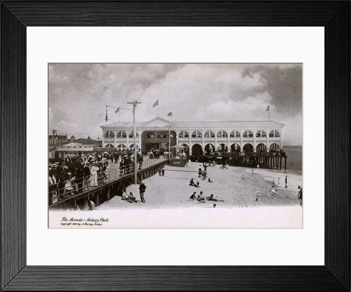 Framed Print : The Arcade, Asbury Park - New Jersey, USA Framed Print : The Arcade, Asbury Park - New Jersey, USA