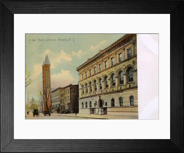 Framed Print : The Public Library, Newark, New Jersey, USA Framed Print : The Public Library, Newark, New Jersey, USA