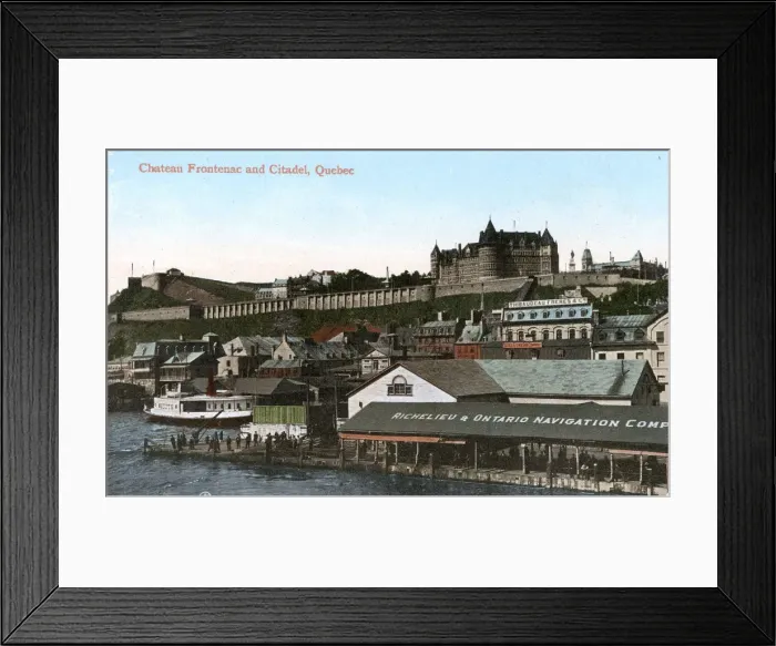 Framed Print : Chateau Frontenac and Citadel, Quebec, Canada Framed Print : Chateau Frontenac and Citadel, Quebec, Canada