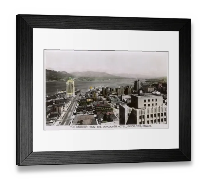 Framed Print : Downtown Vancouver, British Columbia, Canada Framed Print : Downtown Vancouver, British Columbia, Canada