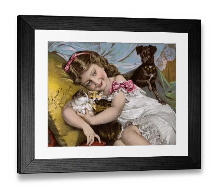 Framed Print : Advertisement for Scotts Emulsion Framed Print : Advertisement for Scotts Emulsion
