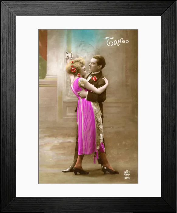 Framed Print : Tango Dancers Framed Print : Tango Dancers