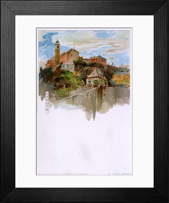 Framed Print : Genova, Italy (Genoa) Framed Print : Genova, Italy (Genoa)