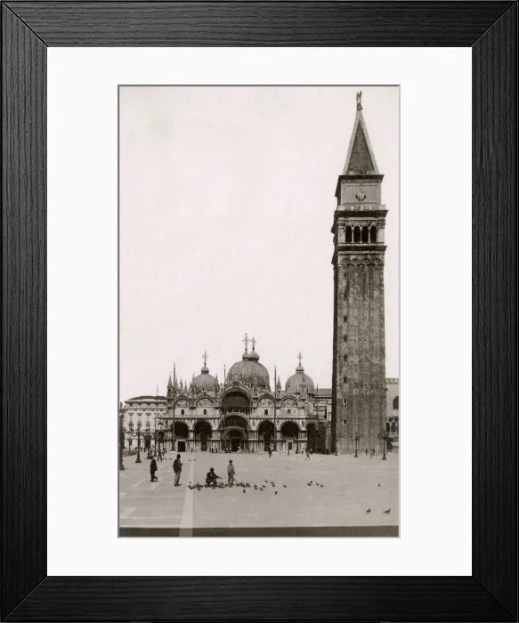 Framed Print : St. Marks Square - Venice - the Duomo and Campanile Framed Print : St. Marks Square - Venice - the Duomo and Campanile
