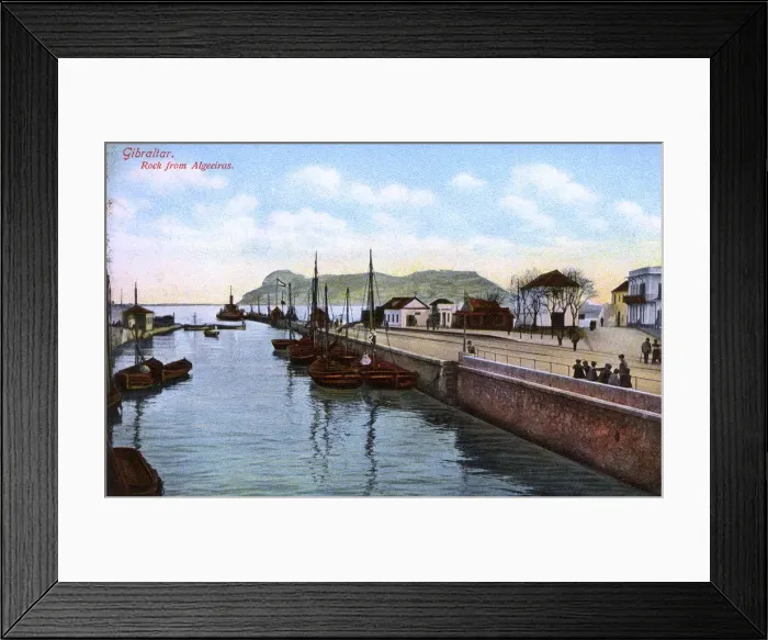 Framed Print : Gibraltar - the Rock viewed from Algeciras Framed Print : Gibraltar - the Rock viewed from Algeciras