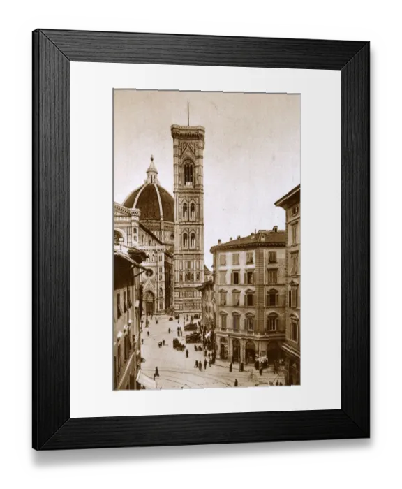 Framed Print : Florence, Tuscany, Italy - Campanile del Duomo Framed Print : Florence, Tuscany, Italy - Campanile del Duomo