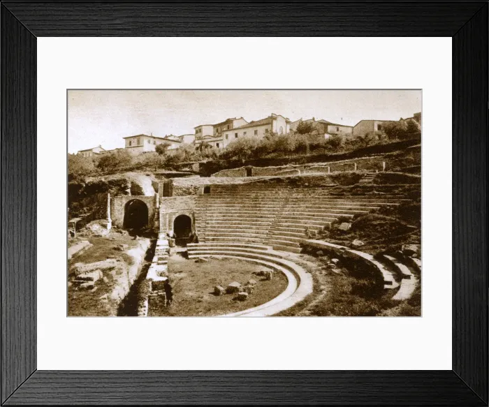Framed Print : Florence, Italy - Fiesole and the Ruins of the Roman Theatre
