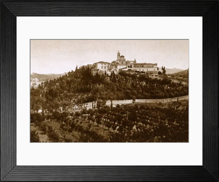 Framed Print : Florence, Italy - Fiesole - Panorama with Convent of Certosa Framed Print : Florence, Italy - Fiesole - Panorama with Convent of Certosa