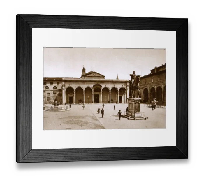 Framed Print : Florence, Tuscany, Italy - Church of SS. Annunziata Framed Print : Florence, Tuscany, Italy - Church of SS. Annunziata