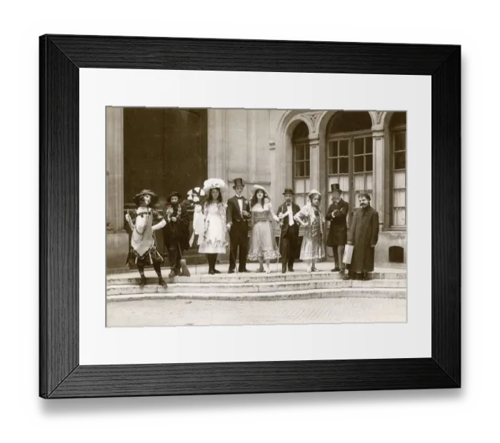 Framed Print : Youthful Parisian Music Hall Revue Company Framed Print : Youthful Parisian Music Hall Revue Company