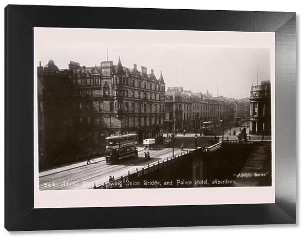 Aberdeen, Scotland, Union Street, Union Bridge, Palace Hotel