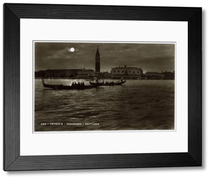 Framed Print : Venice, Italy - Nighttime Panorama Framed Print : Venice, Italy - Nighttime Panorama