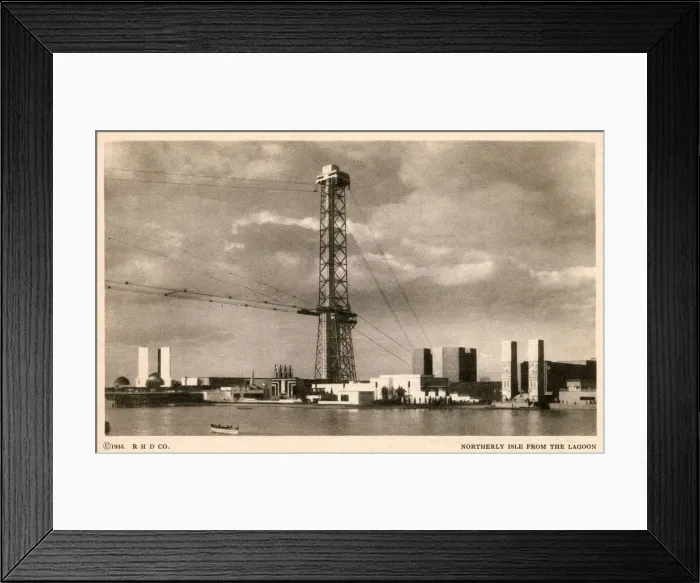Framed Print : Chicago Worlds Fair - Northerly Isle from the Lagoon Framed Print : Chicago Worlds Fair - Northerly Isle from the Lagoon