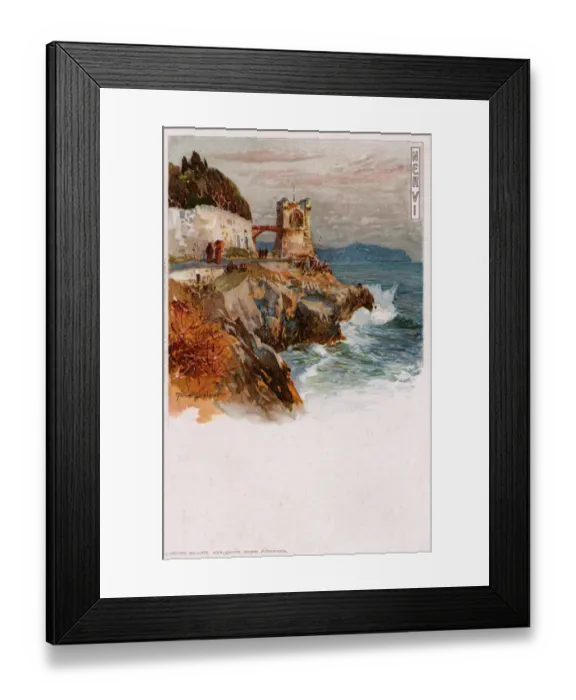 Framed Print : Nervi, a former fishing village in Liguria, Italy Framed Print : Nervi, a former fishing village in Liguria, Italy