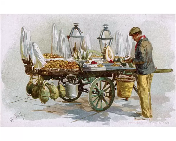 Italy - Indian Fig Seller