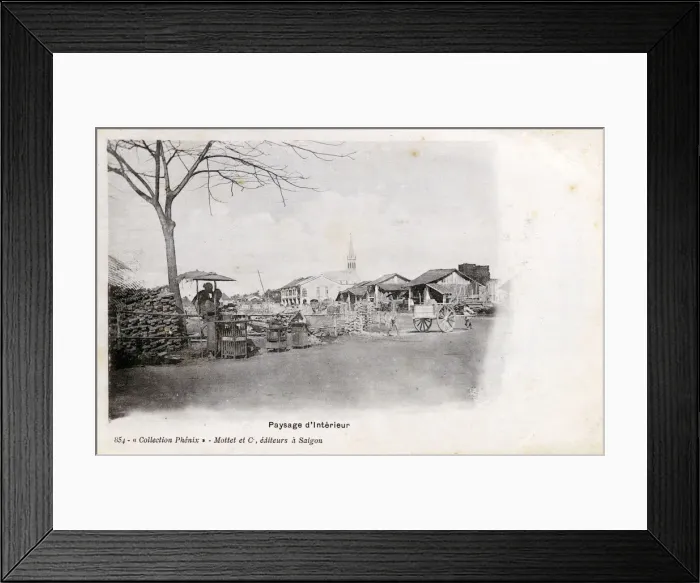 Framed Print : Vietnam - Landscape of the Interior Framed Print : Vietnam - Landscape of the Interior