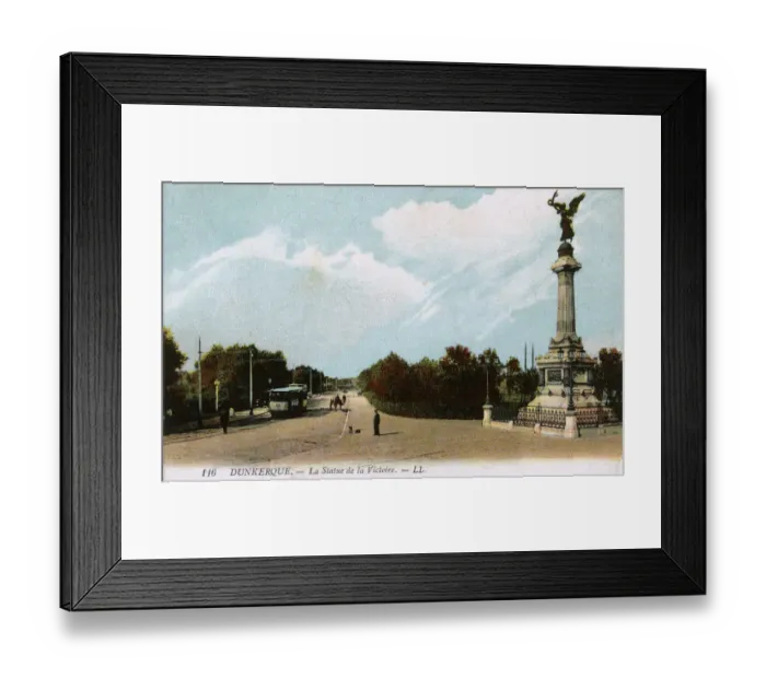 Framed Print : The Statue of Victory - Dunkirk, France Framed Print : The Statue of Victory - Dunkirk, France