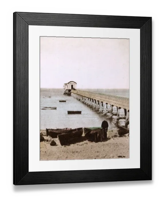 Framed Print : Bembridge, Isle of Wight, Hampshire - The Lifeboat Gangway Framed Print : Bembridge, Isle of Wight, Hampshire - The Lifeboat Gangway