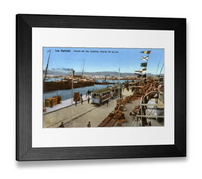 Framed Print : Las Palmas - The St. Catalina Wharf - Puerto de la Luz Framed Print : Las Palmas - The St. Catalina Wharf - Puerto de la Luz