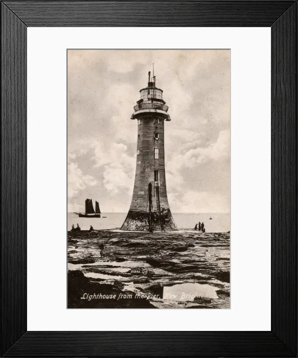 Framed Print : New Brighton, Merseyside - The Lighthouse from the Pier Framed Print : New Brighton, Merseyside - The Lighthouse from the Pier