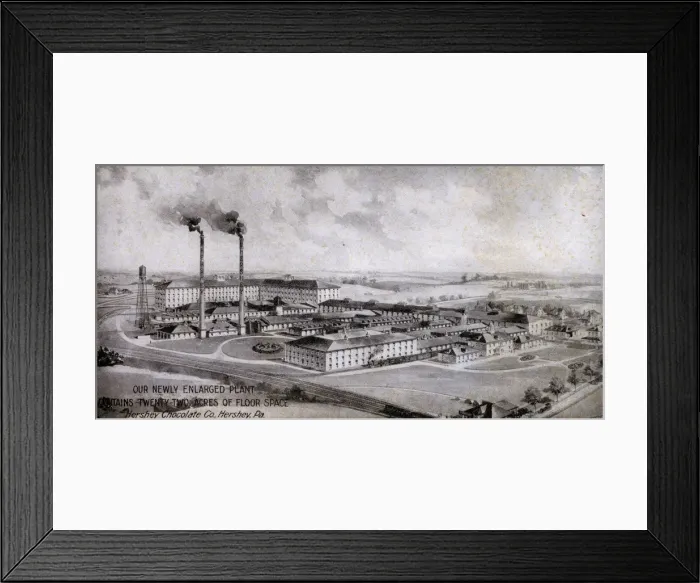 Framed Print : Hershey Chocolate Company, Hershey, Pennsylvania, USA Framed Print : Hershey Chocolate Company, Hershey, Pennsylvania, USA