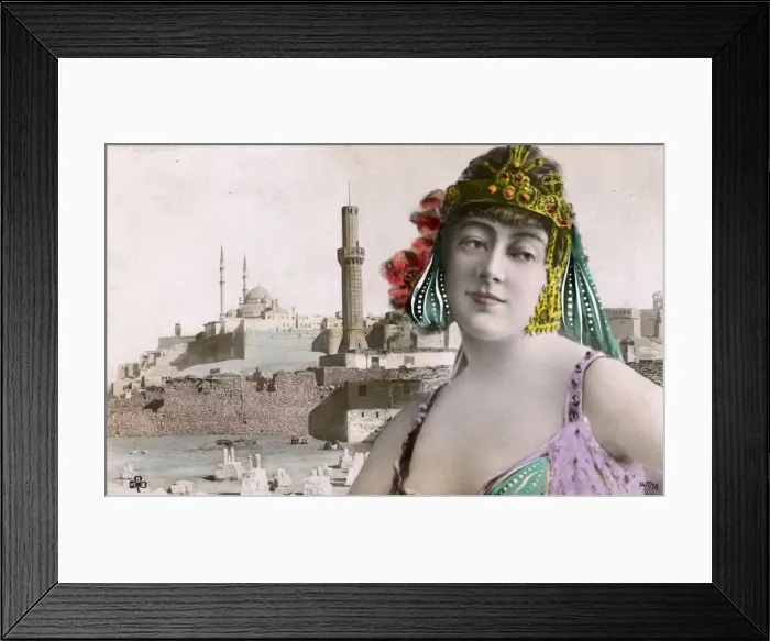 Framed Print : Exotic Eastern Woman - Citadel, Tombs of Mamluks, Cairo Framed Print : Exotic Eastern Woman - Citadel, Tombs of Mamluks, Cairo