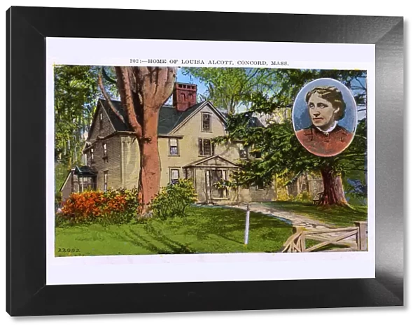 Home of Louisa May Alcott at Concord, Massachusetts, USA