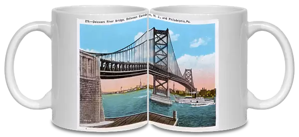 The Delaware River Bridge, Philadelphia, Pennsylvania