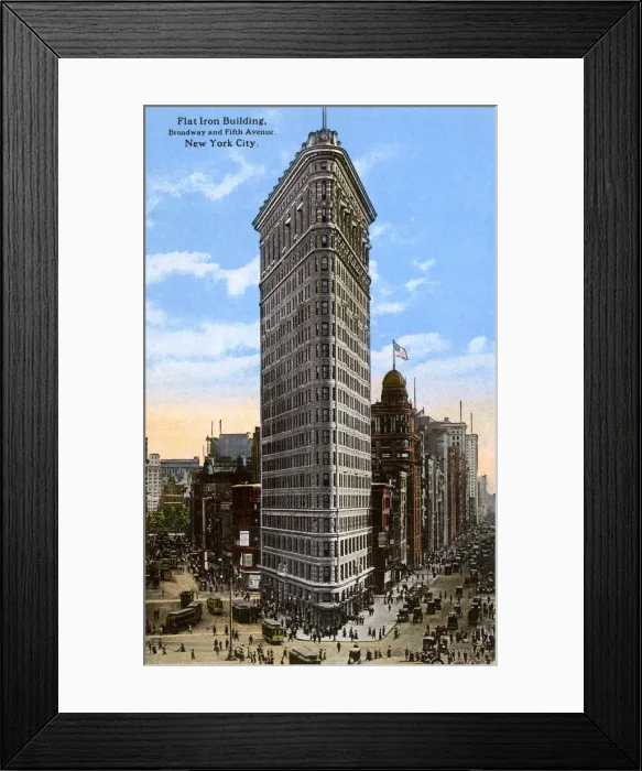 Framed Print : Flat Iron Building, New York, USA Framed Print : Flat Iron Building, New York, USA